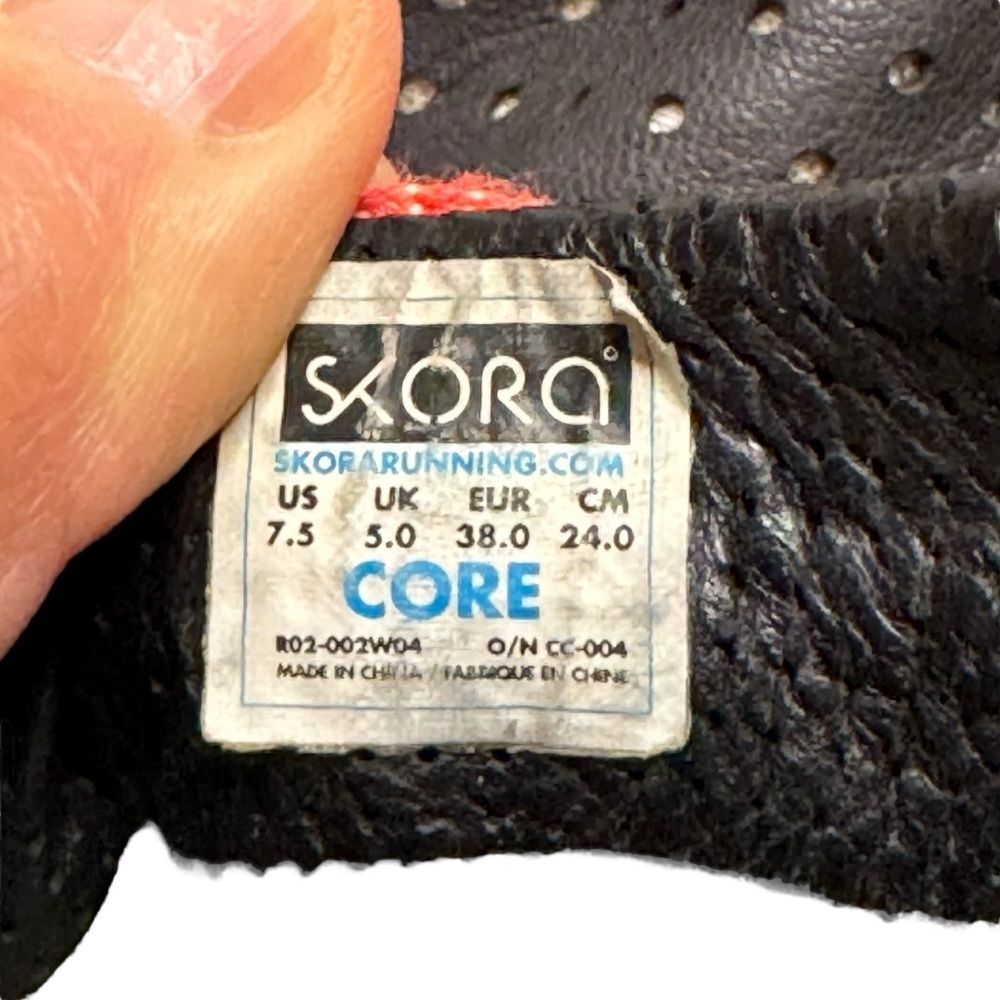 Skora Women's Form Running Shoes Black White Coral Size 7.5 - Picture 8 of 8